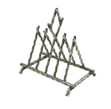 Victorian Silver Plated Novelty Bamboo Style Toast Rack Antique c1900