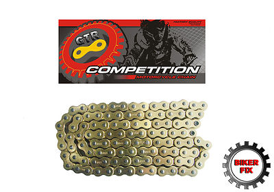 PASST FÜR Yamaha YFZ350 W,B,D,E,F,G,H,J,K Banshee 89-98 Gold Heavy Duty GTR Kette