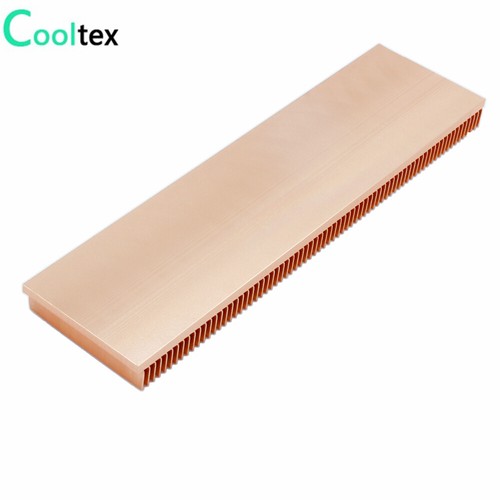 Pure Copper 150x40x10mm Heatsink Radiator Cooling Cooler Skiving Fin Heat Sink - Picture 7 of 8