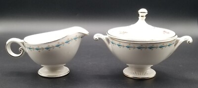 Vintage Harmony House Mount Vernon Hall China Cream & Sugar