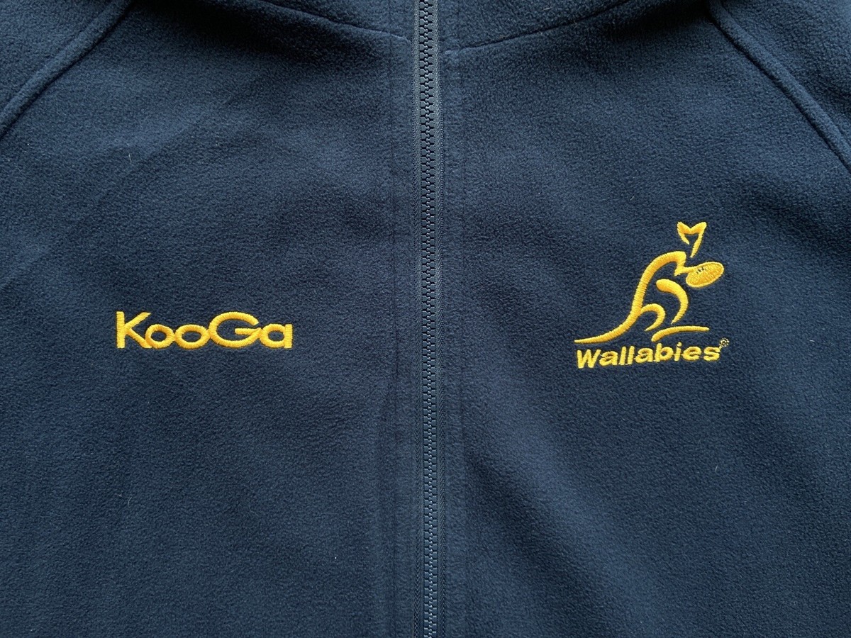AUSTRALIA RUGBY REVERSIBLE JACKET KOOGA sz S MEN WALLABIES