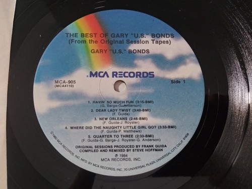 The Best Of Gary U.S. Bonds From The Original Session VG++ Original Record 1984 - Picture 4 of 4