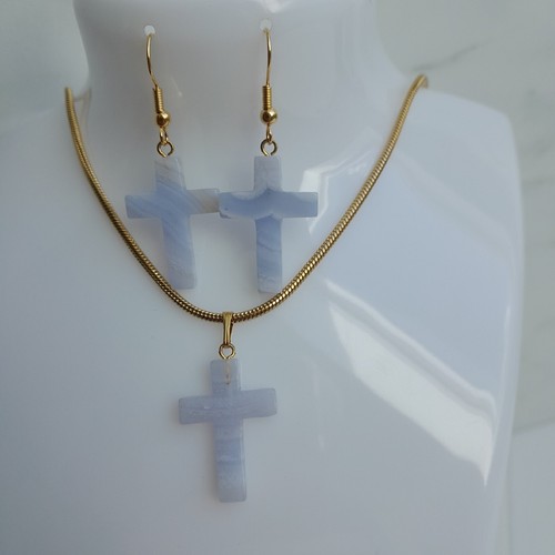 TaYolnFaSo Ensemble de bijoux en améthyste naturelle pour