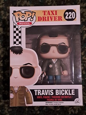 Travis Bickle #220 Taxi Driver Funko POP! w/ POP Protector Rare