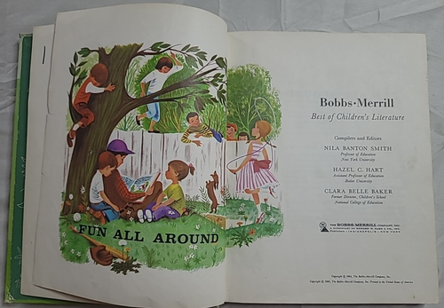 Fun All Around 1964 Childrens Hardcover Textbook Bobbs-Merrill - Imagen 7 de 10