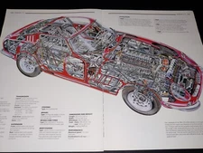 Ferrari 275 Picture Collectible Article Out of Print Wall Art Decor Display 