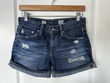 AG Adriano Goldschmied Hailey Ex boyfriend Roll Up Shorts Size 26R