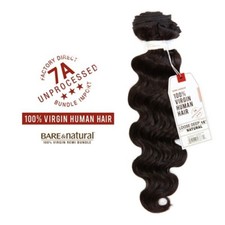 BARE NATURAL 7A BUNDLE HUMAN HAIR - LOOSE DEEP 10" - 20"