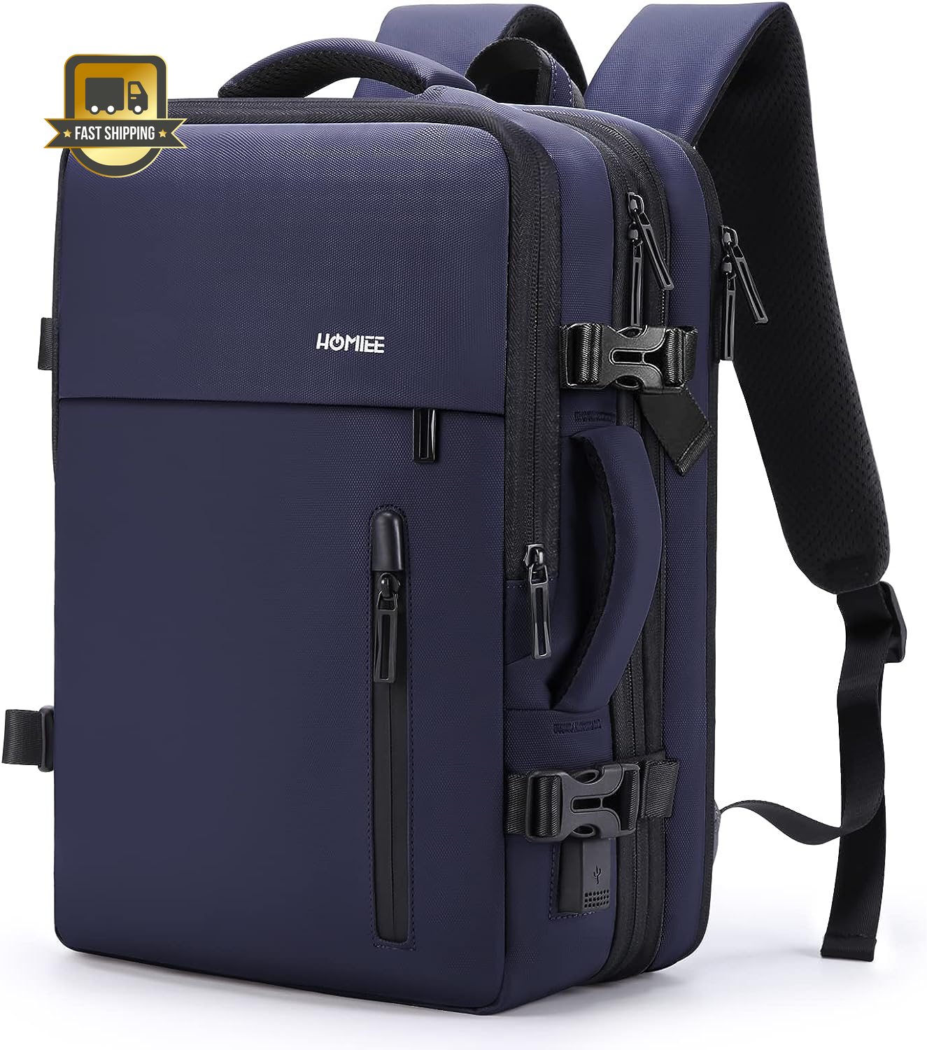 Travel Backpack Carry on Bag Personal Item Airline Approved 18X14X8 Inches, 40L-image