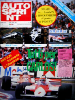 Autosprint 30 1981 Watson vince il suo 2� GP. Watson a Silverstone. [SC.52]