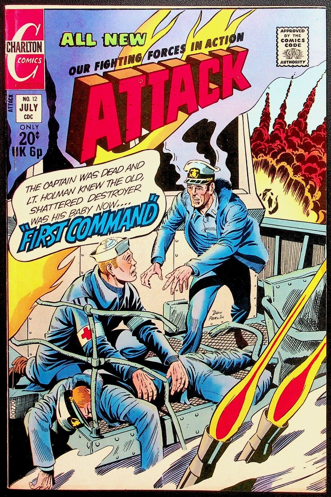 Attack #12 Charlton Comics 1973 VF (8.0)