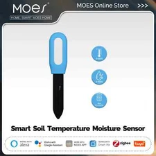 MOES Smart ZigBee Soil Temperature Meter Moisture Humidity Sensor Plant Monitor