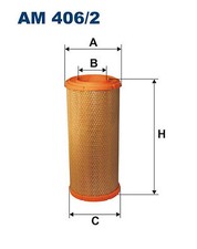 FILTRON AM406/2 Luftfilter für IVECO DAILY 2.5D 2.8D 01.89-07.07