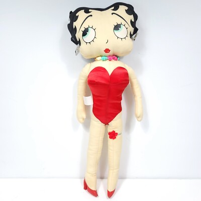 Betty Boop Red Dress Garter Belt Earrings Plush Stuffed Animal Shoes Dirty 17" | eBay Betty Boop Red Dress Garter Belt Earrings Plush Stuffed Animal Shoes Dirty 17" | eBay