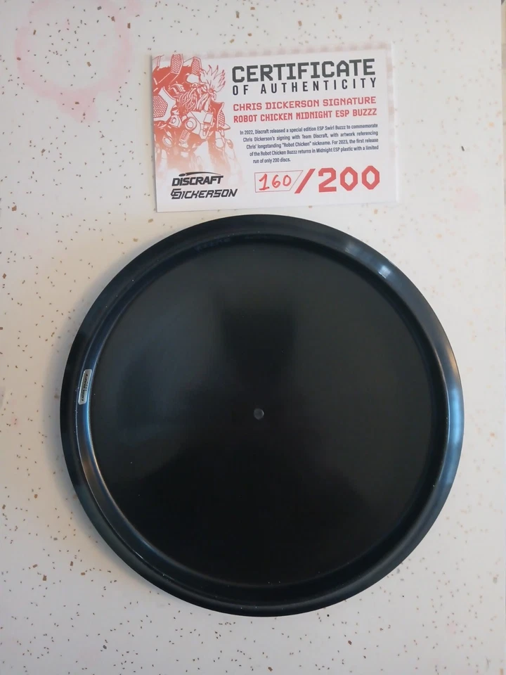 💥 Discraft Murdered Out Buzzz Chris Dickerson Robot Chicken New L.E.  1 of 200 - Image 4 of 4