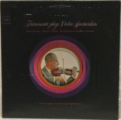 Francescatti Plays Violin Spectaculars, Columbia, MS6953, EX/VG