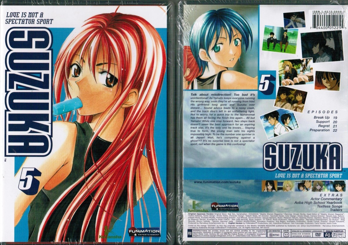 Lot of 6 Suzuka New DVD Complete Set Vol 1 2 3 4 5 6
