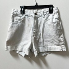 Vintage Lee Women's Denim Shorts 8 Light Wash USA Mom High Rise