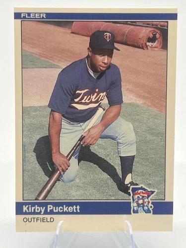 1984 fleer update baseball trading card #U-93 Kirby Puckett XRC