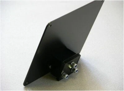 ACCESSORICUSTOM SUPPORTO TARGA NERO INCLINATO HARLEY DAVIDSON SPORTSTER 883 1200 DYNA SOFTAIL