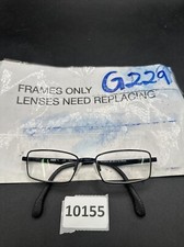 PUMA PU15419 Eyeglasses Frame Kids 49-16-135 Black/Blue Polished G229