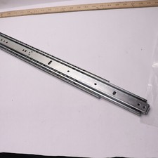 Accuride Drawer Slide Bracket Or Hard, Ball Bearing Zinc Plated 3/4" Extension