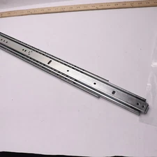 Accuride Drawer Slide Bracket Or Hard, Ball Bearing Zinc Plated 3/4" Extension