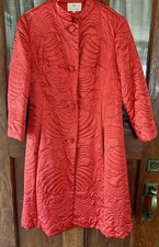 Vintage Quilted Robe/jacket By Dynasty Hong Kong