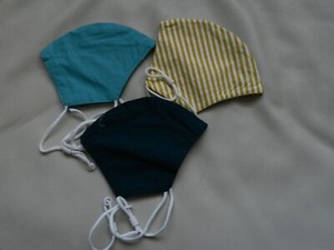 Three Reusable Triple Layer Face Masks