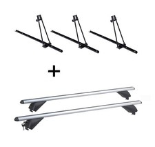 3x Fahrradträger ORION+Dachträger RB003 für Bmw 5er Touring G31 5Tür ab 17