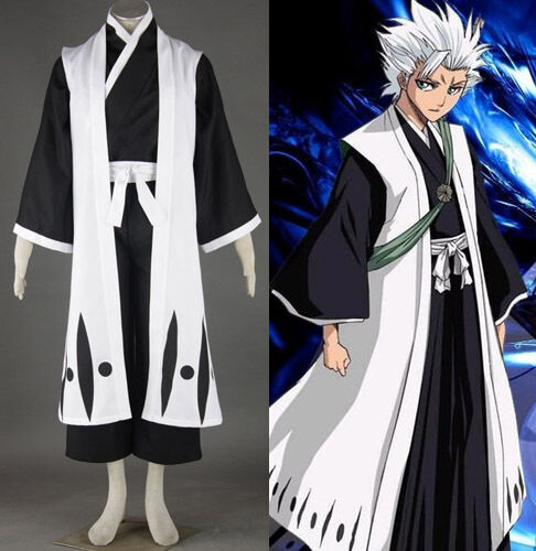 Bleach Hitsugaya Toushirou 10th Squad Captain Cosplay Anime