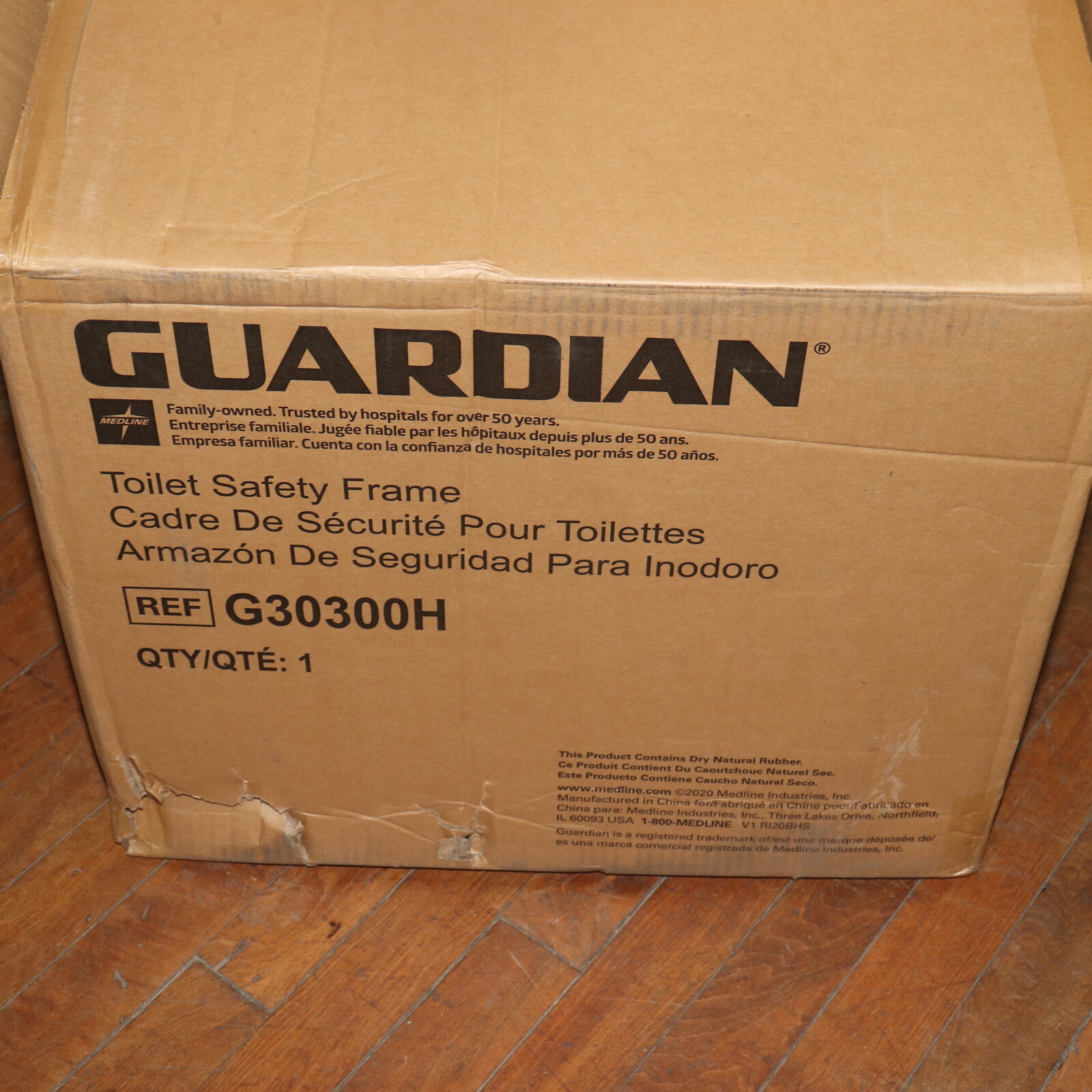 Guardian Toilet Safety Rail with Adjustable Height For Bathroom Safety G30300H eBay