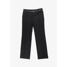 Genuine Dolce&Gabbana Mainline Women Bussines Casual Zipper Pants size 40(W32)