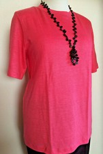 XXL R-H-SHIRT GOTS REIN LEINEN *Neu*LP*80 € hummer K-ARM *M-in-GERM Design VERED