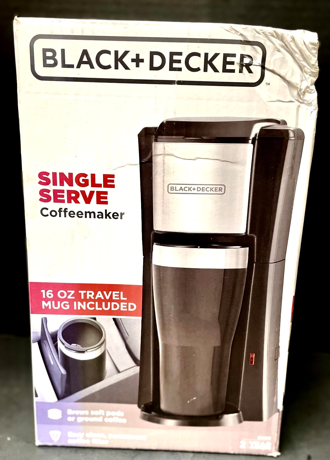 With Travel Mug, Compact, Auto Shutoff, Easy To Clean