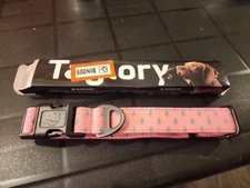 Taglory Christmas Tree Pink  Dog Collar For Lg Size Dogs