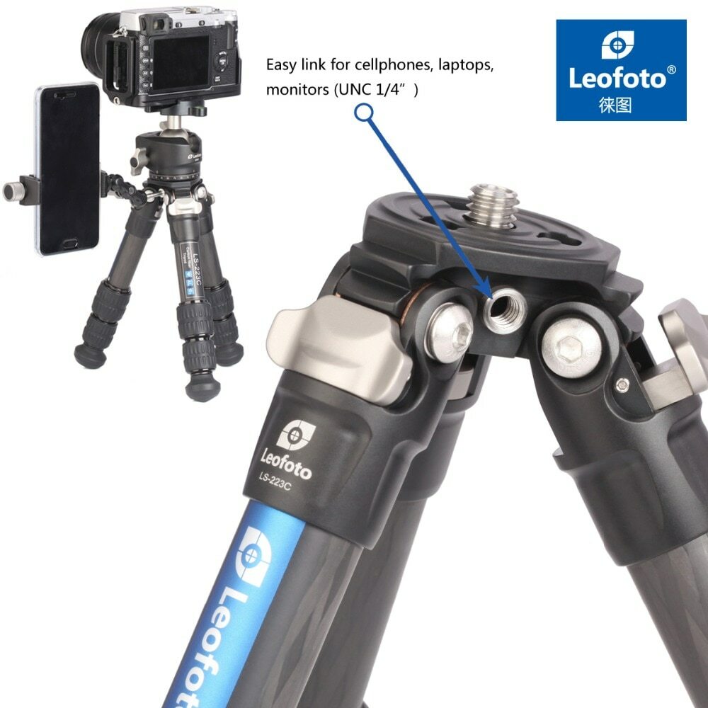 Leofoto LS-223C EB-36 LH-25 Portable Carbon Fiber Tripod Camera