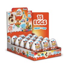 Kinder Joy Eggs 15 Pack Chocolate Treat with Surprise Toy Kids Fun Snack