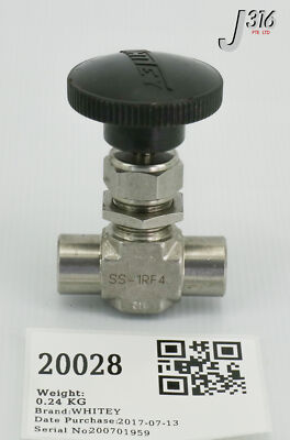 （＾ω＾） 20028 WHITEY INTEGRAL BONNET NEEDLE VLV 0.73 CV 1/4 SS-1RF4 | eBay