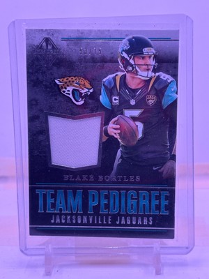 2017 Panini Majestic Team Pedigree Materials Relic #BB Blake Bortles 53/75 Jags