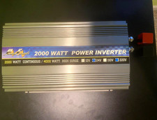 2000 Watt Power Inverter / 4000 Watt High Surge - DC 24V to AC 220V-240V, 60Hz