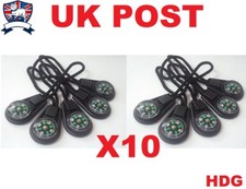 10X ZIPPER COMPASS EXPLORER BUTTON SAS BUSHCAFT MAP READING COMBAT SURVIVAL