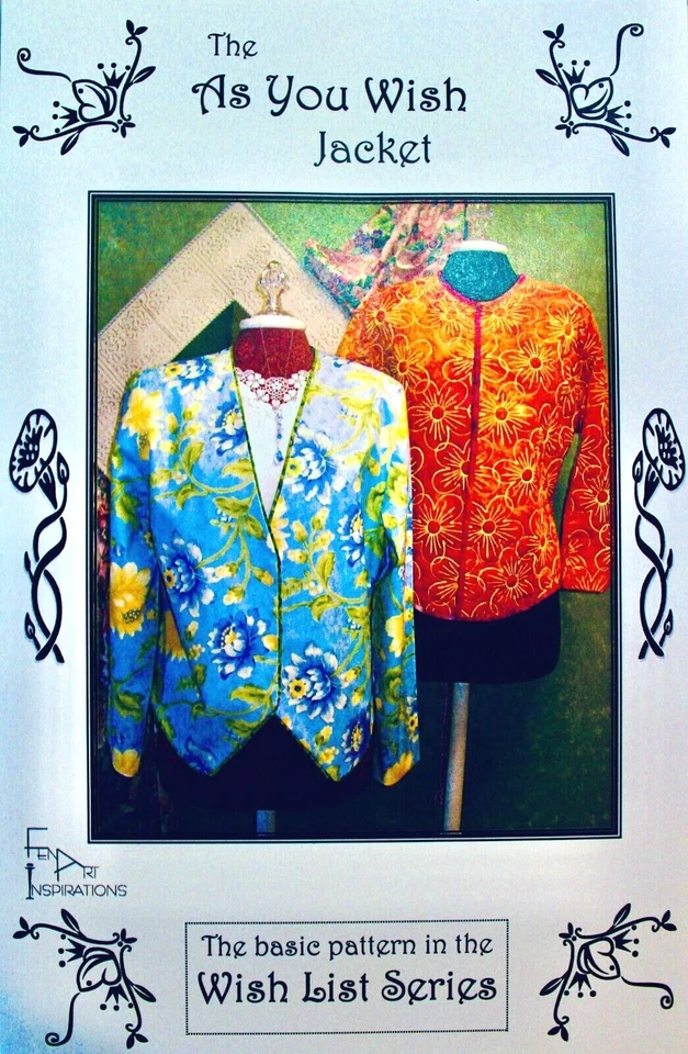 U PICK! Misses or PLUS Size Quilted Jacket & Vest Pattern ~ Indygo Junction UC   - Image 4 of 4