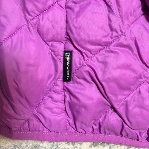 The North Face Girls Thermoball Eco Jacket - Purple - Size- Large 14-16 Girls - Picture 8 of 12