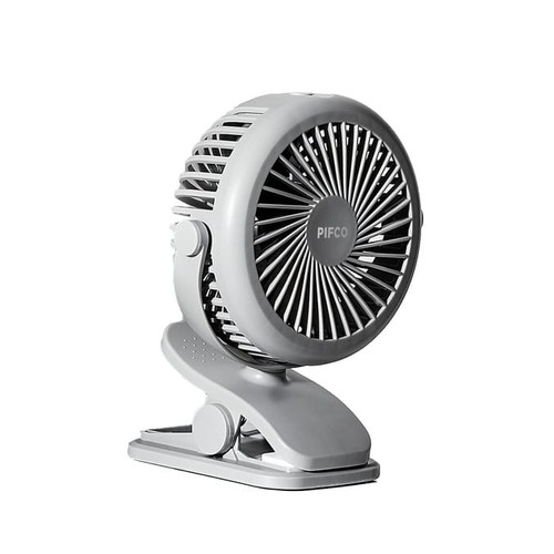 Pifco ClipOn Tilt Rechargeable Clip Fan 360 Tilt Function 3 Speeds