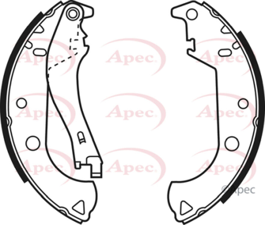 FEBI Bilstein Brake Shoe Set - Rear For FIAT Punto 99-12 (Part #71740711) - View #7