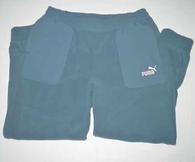 NWT PUMA Men's ESS Elevated Fleece Drawstring Sweatpants Joggers Sz L x 30