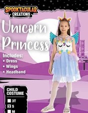 Spooktacular Creations Halloween Princess Unicorn Costume Dress for Girls SMALL