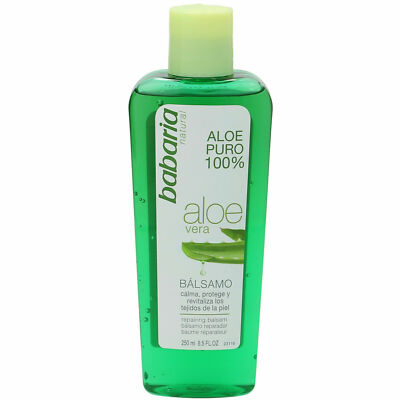 Babaria Aloe Vera Gel, Lotion, Balsam, belebende Hautpflege aus 99% reiner Aloe