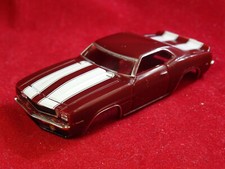 New 69 Z28 Maroon Camaro MoDEL MoToRING T-jet HO Scale Slot Car Body Aurora RRR